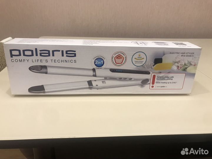 Плойка-утюжок Polaris