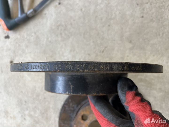 Диски тормозные задние 4х108