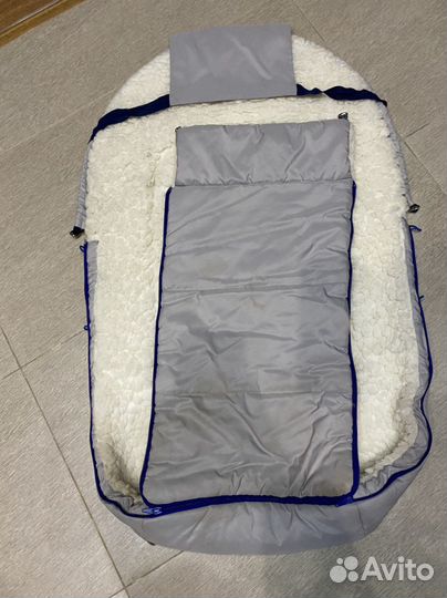 Теплый зимний конверт из овчины