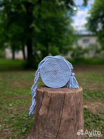 Сумка трикотажная ручной работы