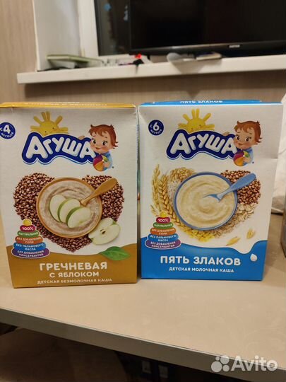 Смесь агуша, смесь кисломолочная Nutrilak, каша