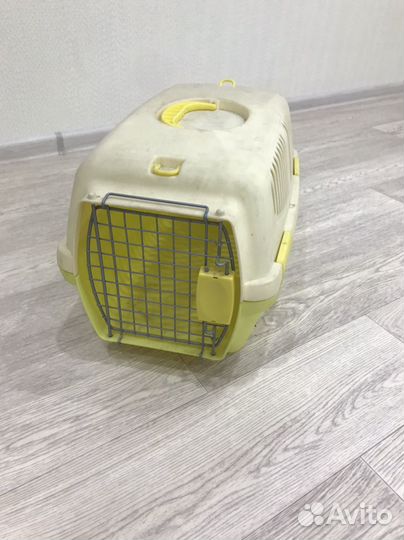 Переноска для кошек пластиковая бу