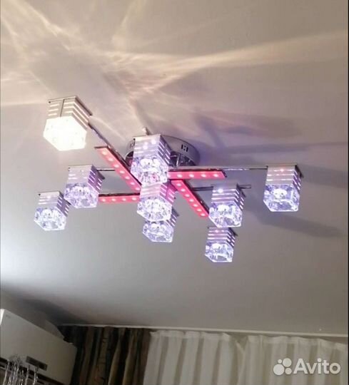 Люстра потолочная бу