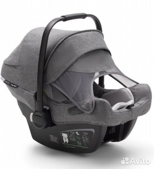 Атолюлька Bugaboo Turtle Air с базой isofix