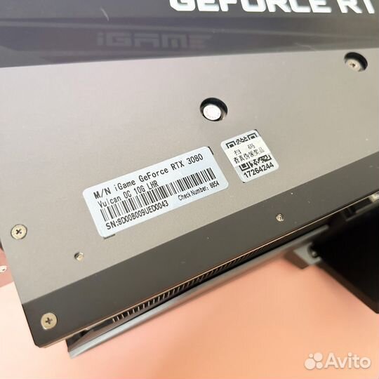 Видеокарта Colorful GeForce RTX 3080 Vulcan 10G
