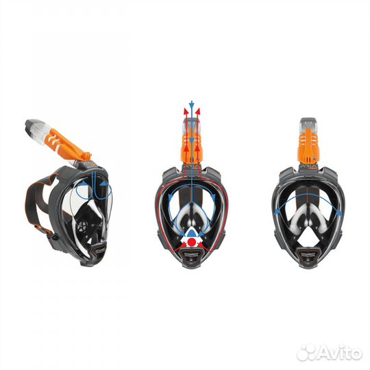 Маска для снорклинга Ocean Reef Aria QR+ розовая