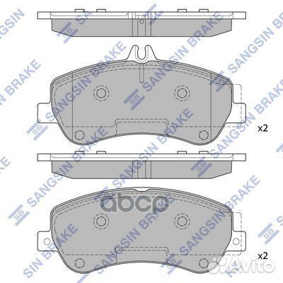 SP2330 Колодки тормозные mercedes GLK X204 2.2