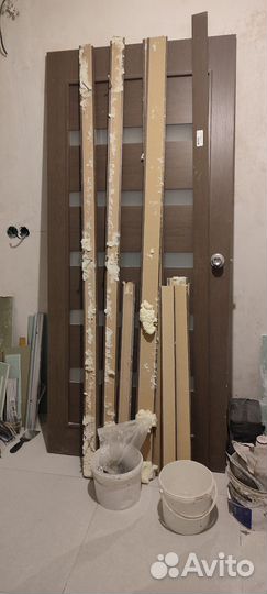 Межкомнатные двери бу с коробкой 90 см