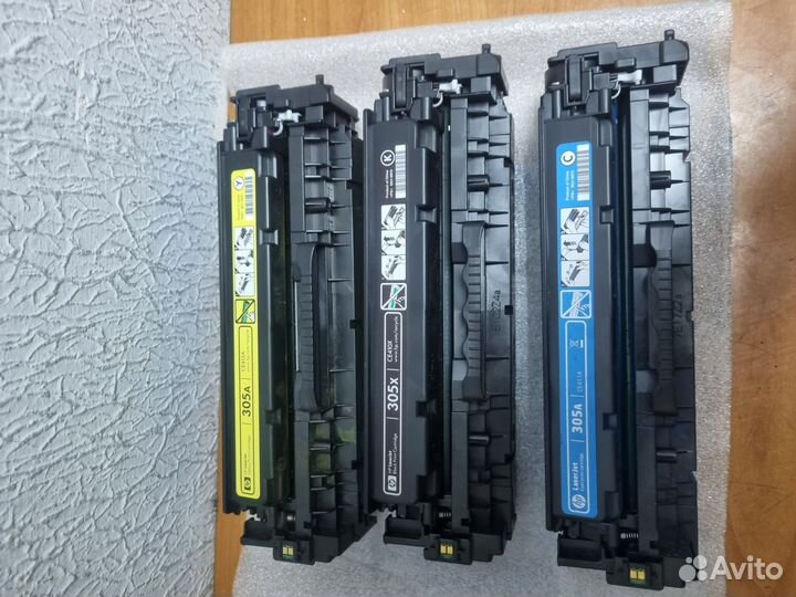 Картриджи б/у оригинальный HP 305