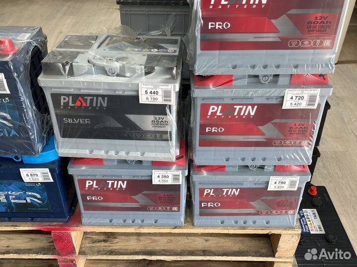Аккумулятор Platin PRO 60Ah 540а Прямая полярность