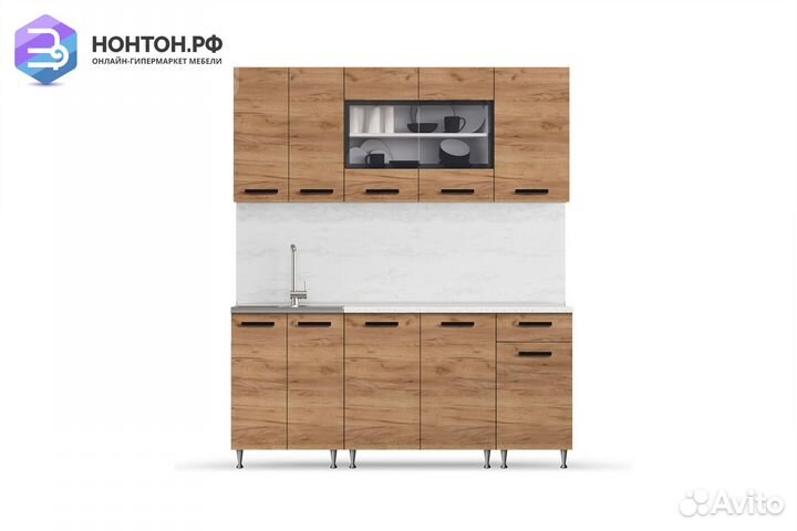 Кухня Рио 1.8 м дуб крафт