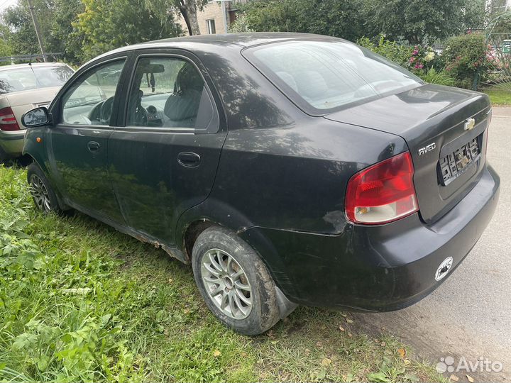 Chevrolet aveo t200 1.4 2005 год в разбор