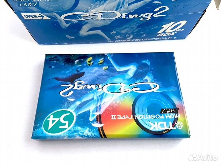 Аудиокассета кассета TDK CDing 2 54 - 1998 г