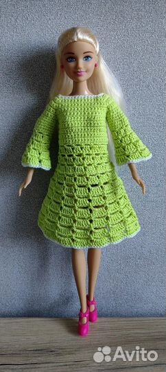 Вязаная одежда для барби