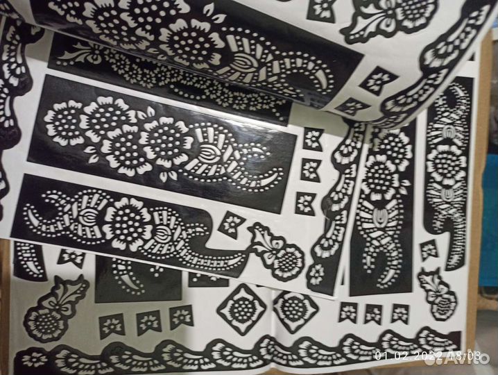 Трафареты для мехенди