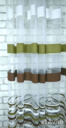 Тюль новый, на отрез, пошив по размерам