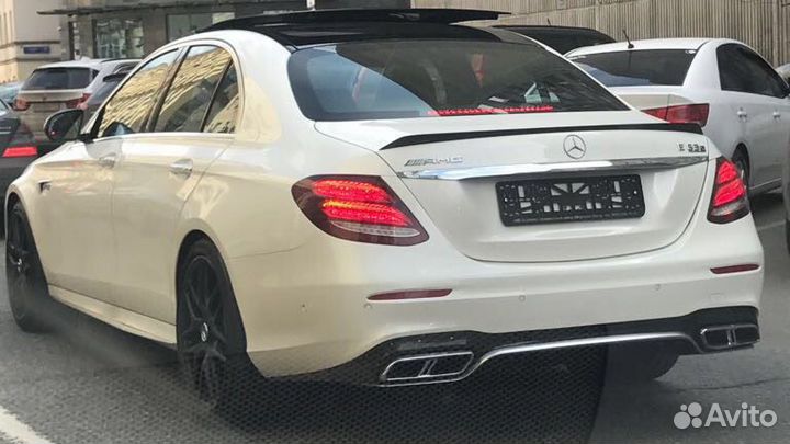 Спойлер на Mercedes W213 amg 63