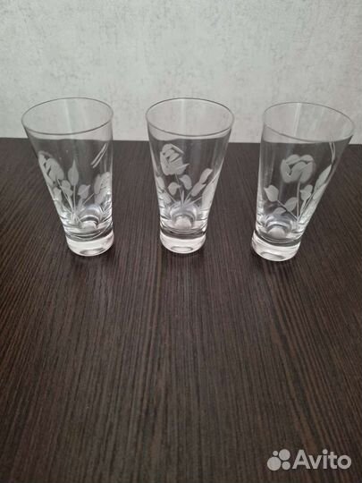 Хрусталь рюмки, фужеры, стопки