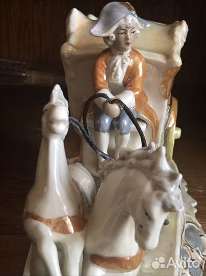 Статуэтка фарфор Гемания Графенталь Карета