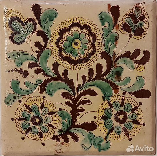 Гуцульские изразцы (керамика) бронь
