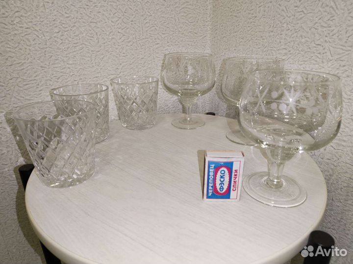 Фужеры хрусталь СССР