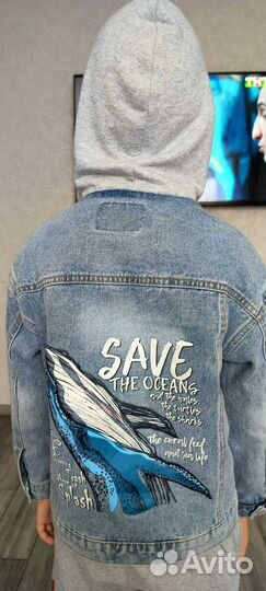 Джинсовая ветровка