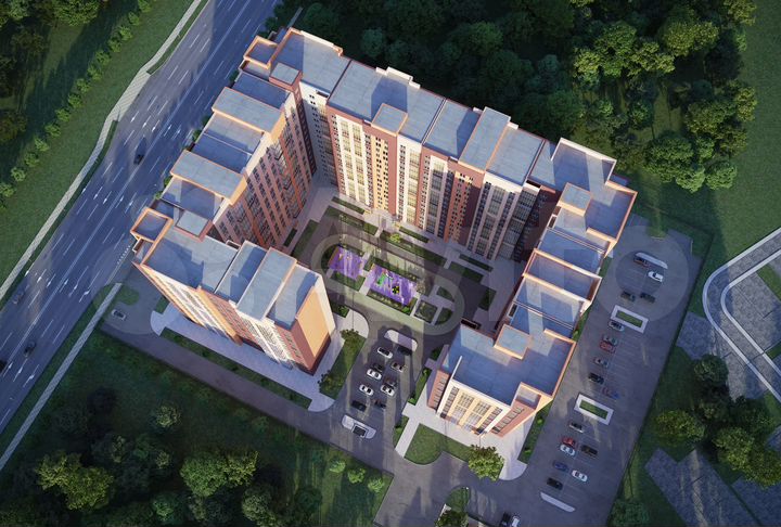 3-к. квартира, 89,9 м², 9/16 эт.