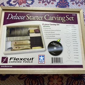 Резцы по дереву, 21шт Flexcut Starter Carving Set