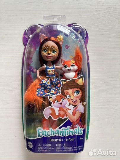 Энчантималс Enchantimals Сестрички Медуза Попугай