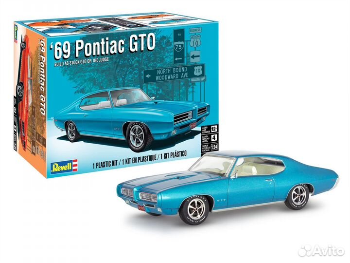 Revell Pontiac GTO 1969 1/24
