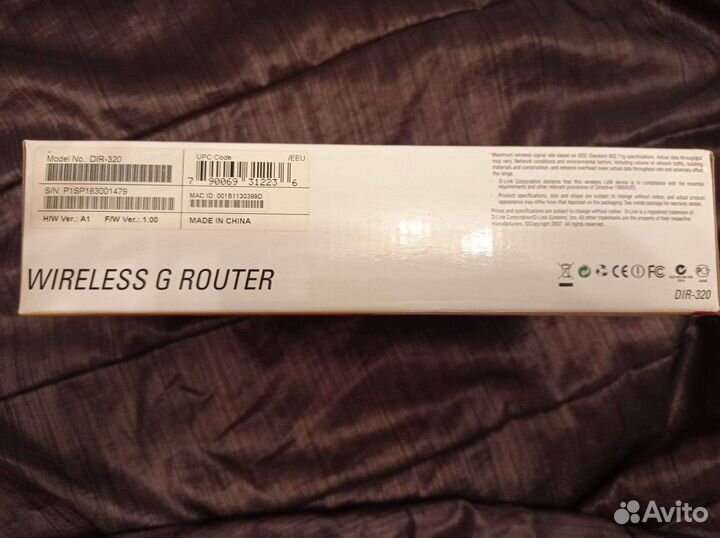 Wi-fi роутер D-link Dir-320