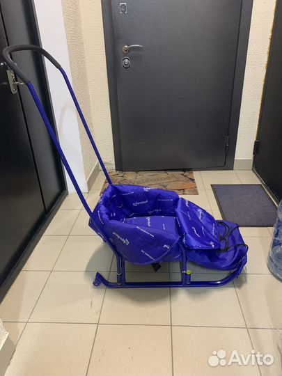 Санки детские с чехлом