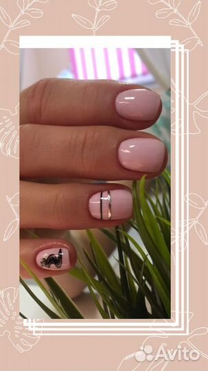 Укрепление ногтей, маникюр