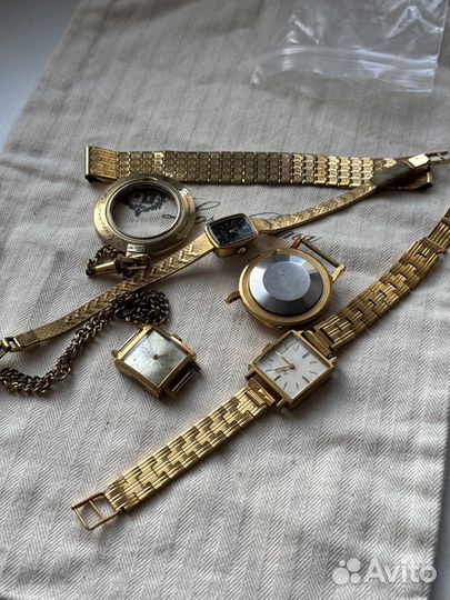 Лот часов Позолота AU