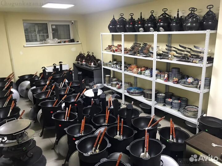 Казан чугунный Печь