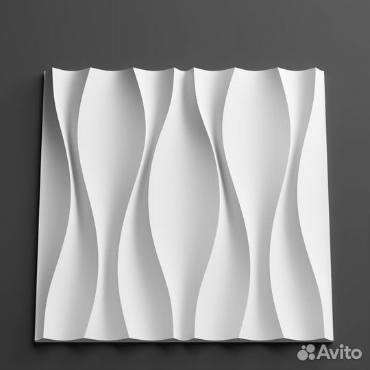Стеновые панели гипсовые от производителя Скала 3D