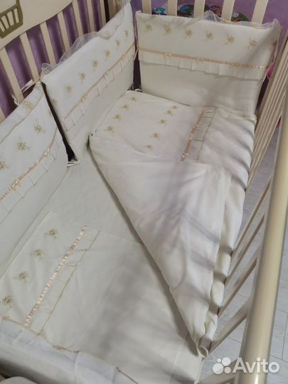 Бортики балдахин постельное белье одеяло подушка