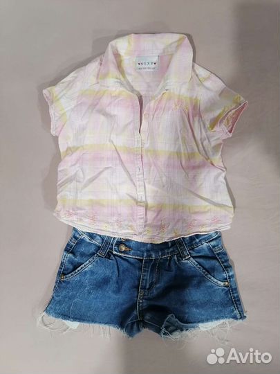 Одежда пакетом для девочки 104 110 116