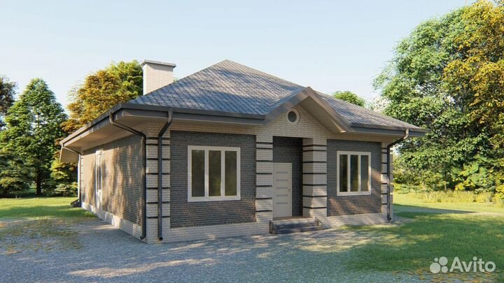 Альбом Проект одноэтажного дома - 138,02 м2