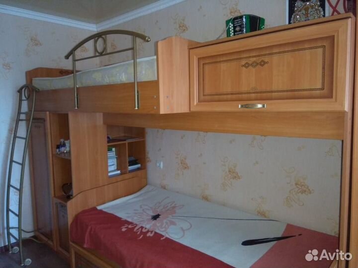 Детская Аврора. Кровать- чердак + шкаф