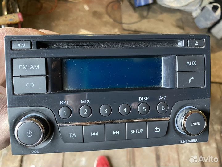 Магнитола штатная nissan с рамкой на qashqai