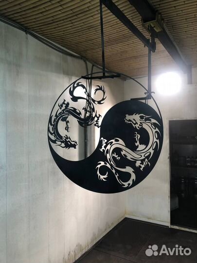 Декоративное панно на стену из металла 