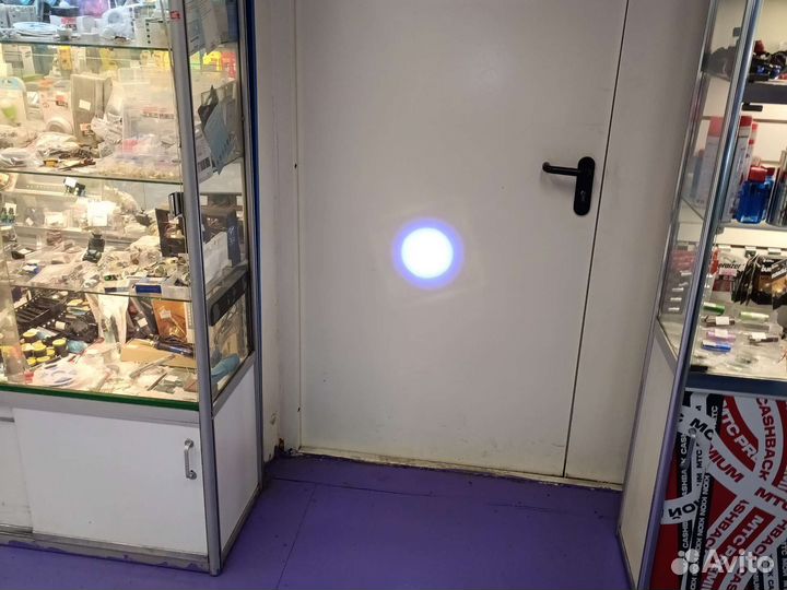 Налобный фонарь белый лазер