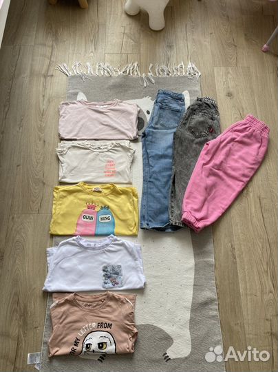 Детские вещи пакетом для девочки Zara, H&M, Sela
