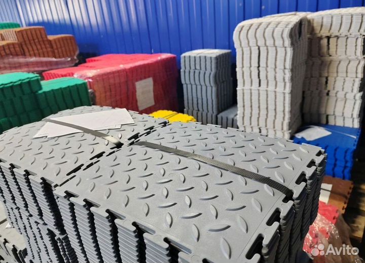 Модульная плитка пвх для гаража