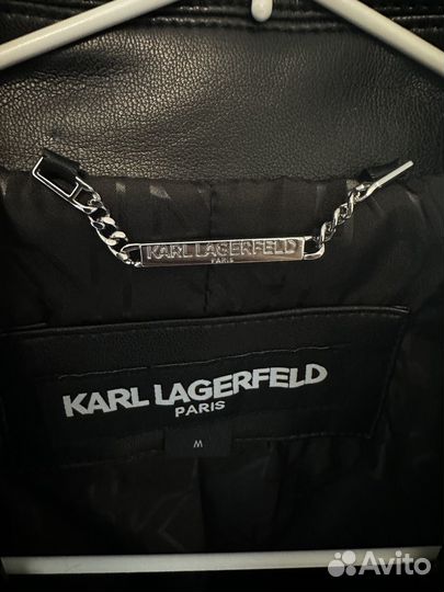Кожаная куртка Karl lagerfeld оригинал