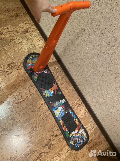 Детский сноуборд снежный самокат