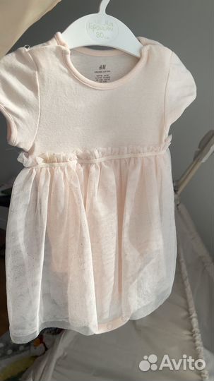Нарядное платье для девочки 68 H&M новое
