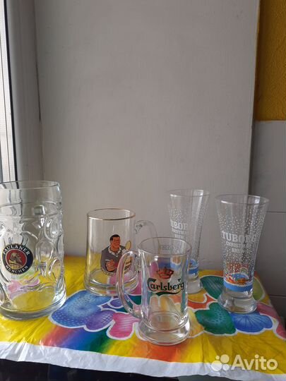 Пивные кружки и бокалы Германия, Россия, креманки