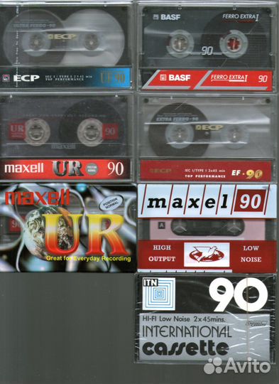 Аудиокассеты запечатанные фирменные